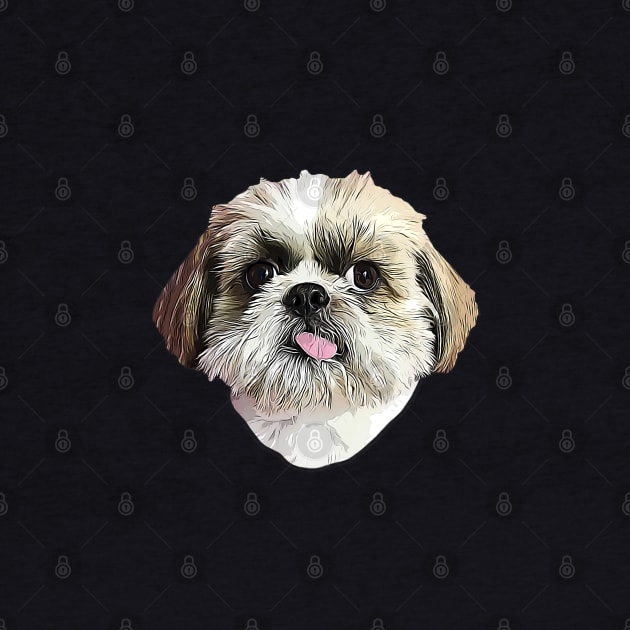 Shih Tzu Cute Puppy Dog by ElegantCat